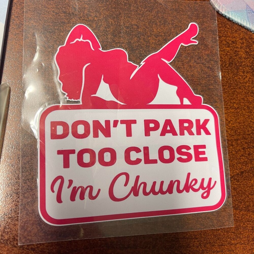 Car Decal - I'm Chunky